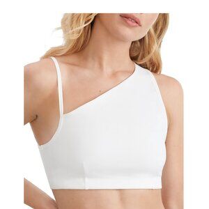 BNWT Sweaty Betty WHITE Asymmetric Sculpt Wire-free Bra White XL